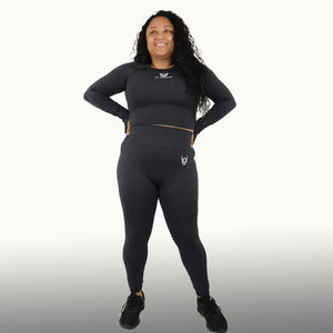 Ox Long Sleeve Crop Top
